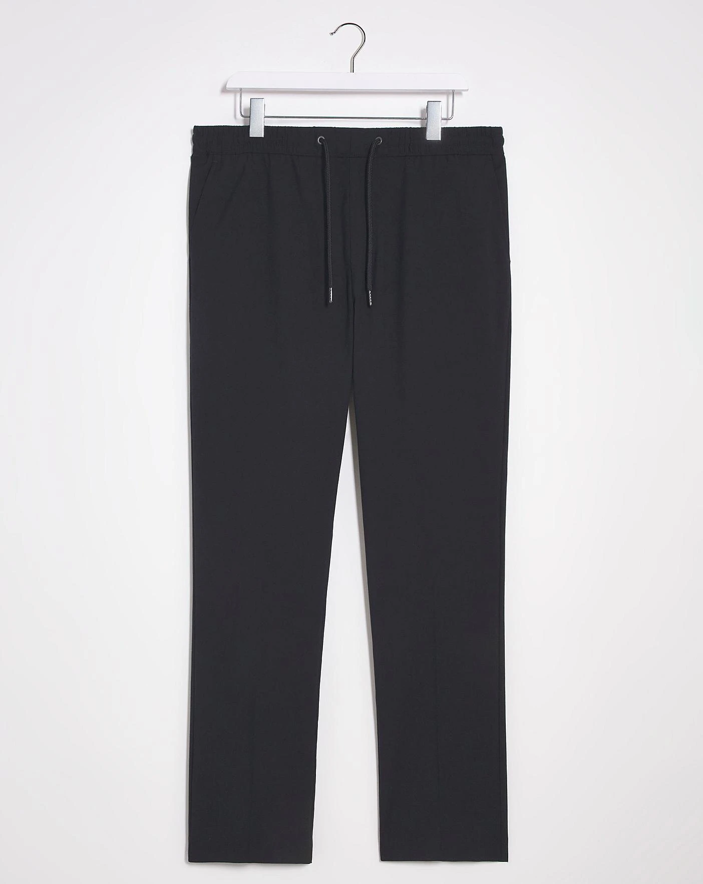 Navy Elasticated Jogger Trouser| Navy 2 Navy Elasticated Jogger Trouser| Navy - Image 2