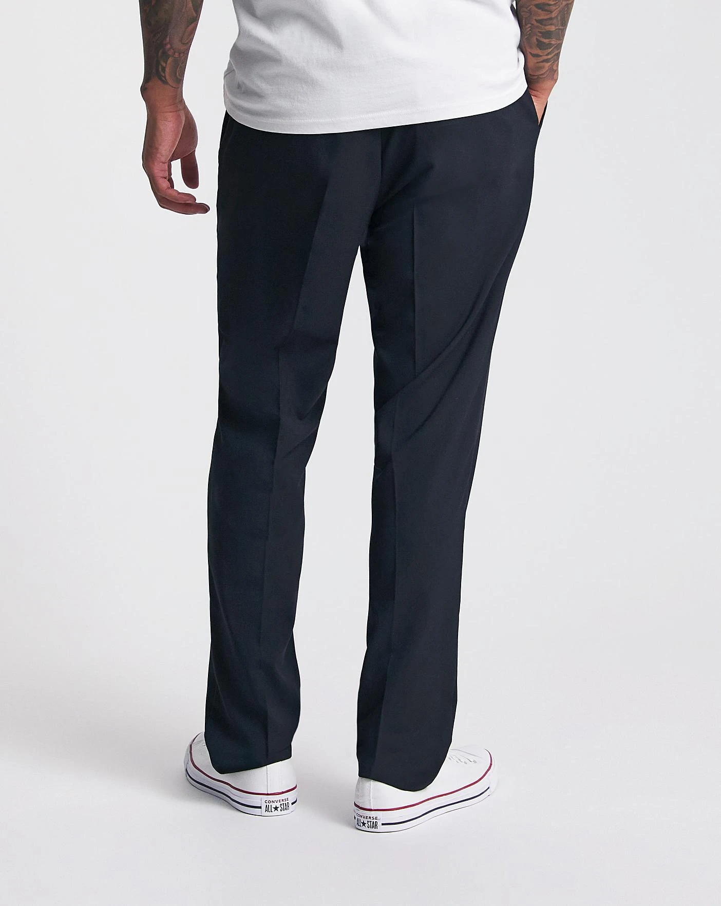 Navy Elasticated Jogger Trouser| Navy 3 Navy Elasticated Jogger Trouser| Navy - Image 3