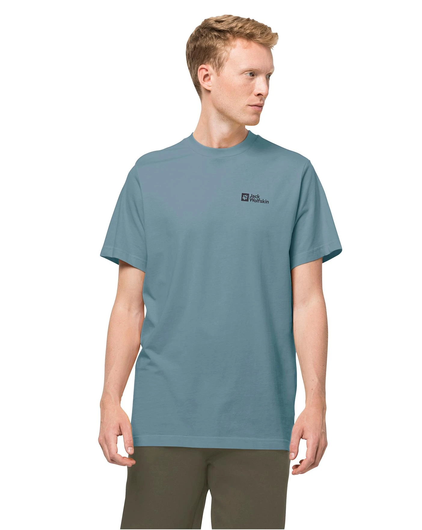 Jack Wolfskin Essential Tee| Chalk Grey 1 Jack Wolfskin Essential Tee| Chalk Grey