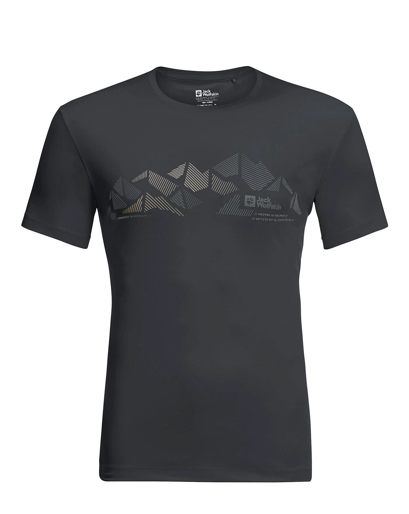 Jack Wolfskin Peak Graphic Tee| Phantom 2 Jack Wolfskin Peak Graphic Tee| Phantom - Image 2