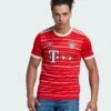 Adidas FC Bayern Munich 2022/23 Short Sleeve Home Jersey| Red/White