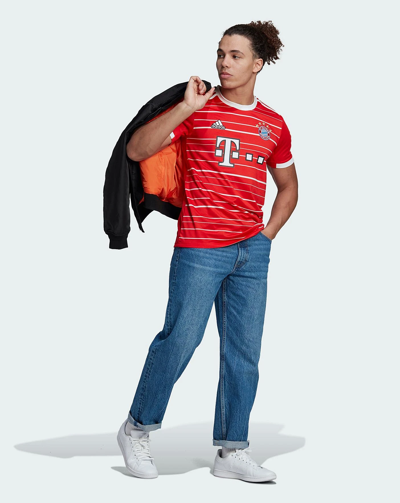 Adidas FC Bayern Munich 2022/23 Short Sleeve Home Jersey| Red/White 9 Adidas FC Bayern Munich 2022/23 Short Sleeve Home Jersey| Red/White - Image 9