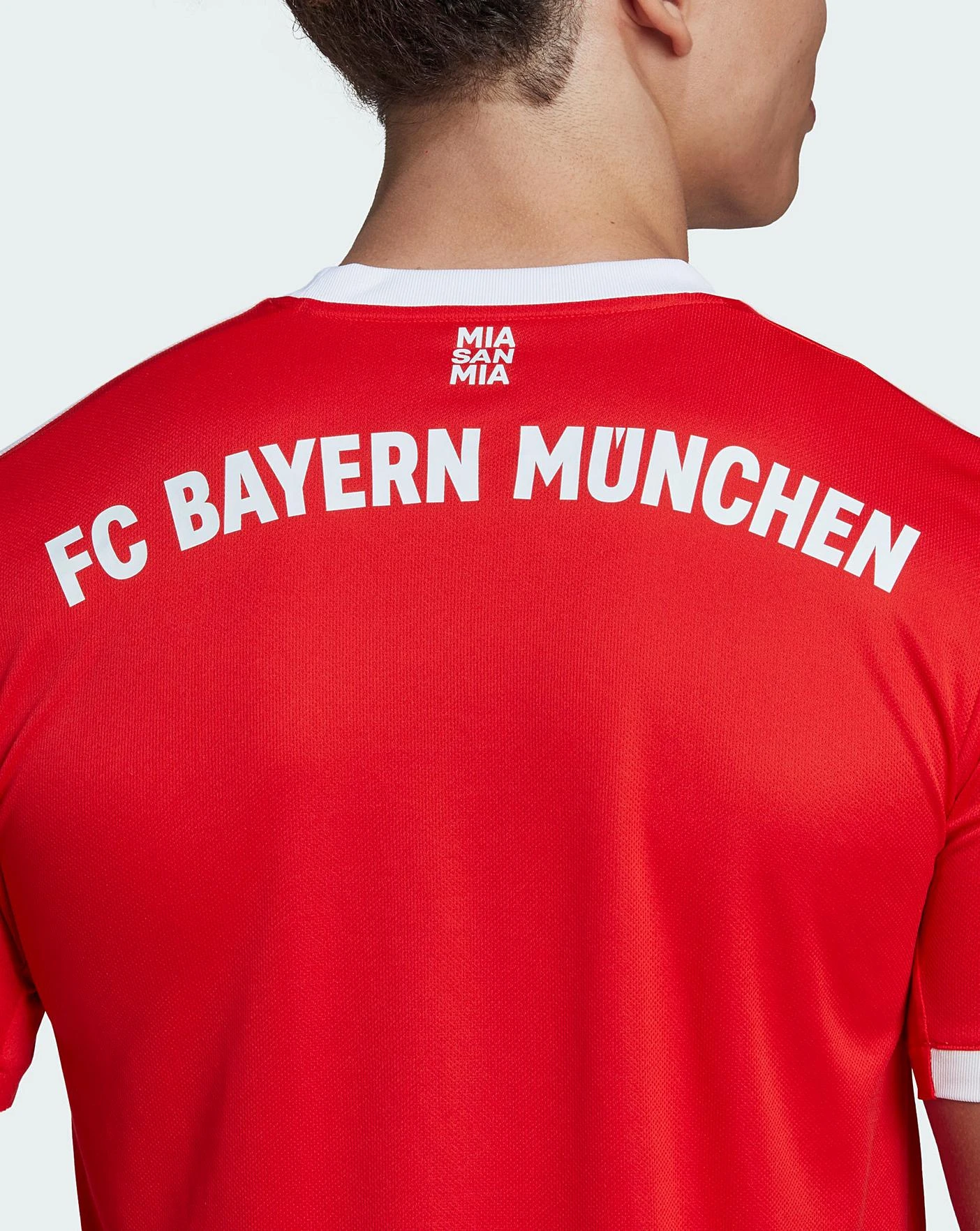 Adidas FC Bayern Munich 2022/23 Short Sleeve Home Jersey| Red/White 8 Adidas FC Bayern Munich 2022/23 Short Sleeve Home Jersey| Red/White - Image 8