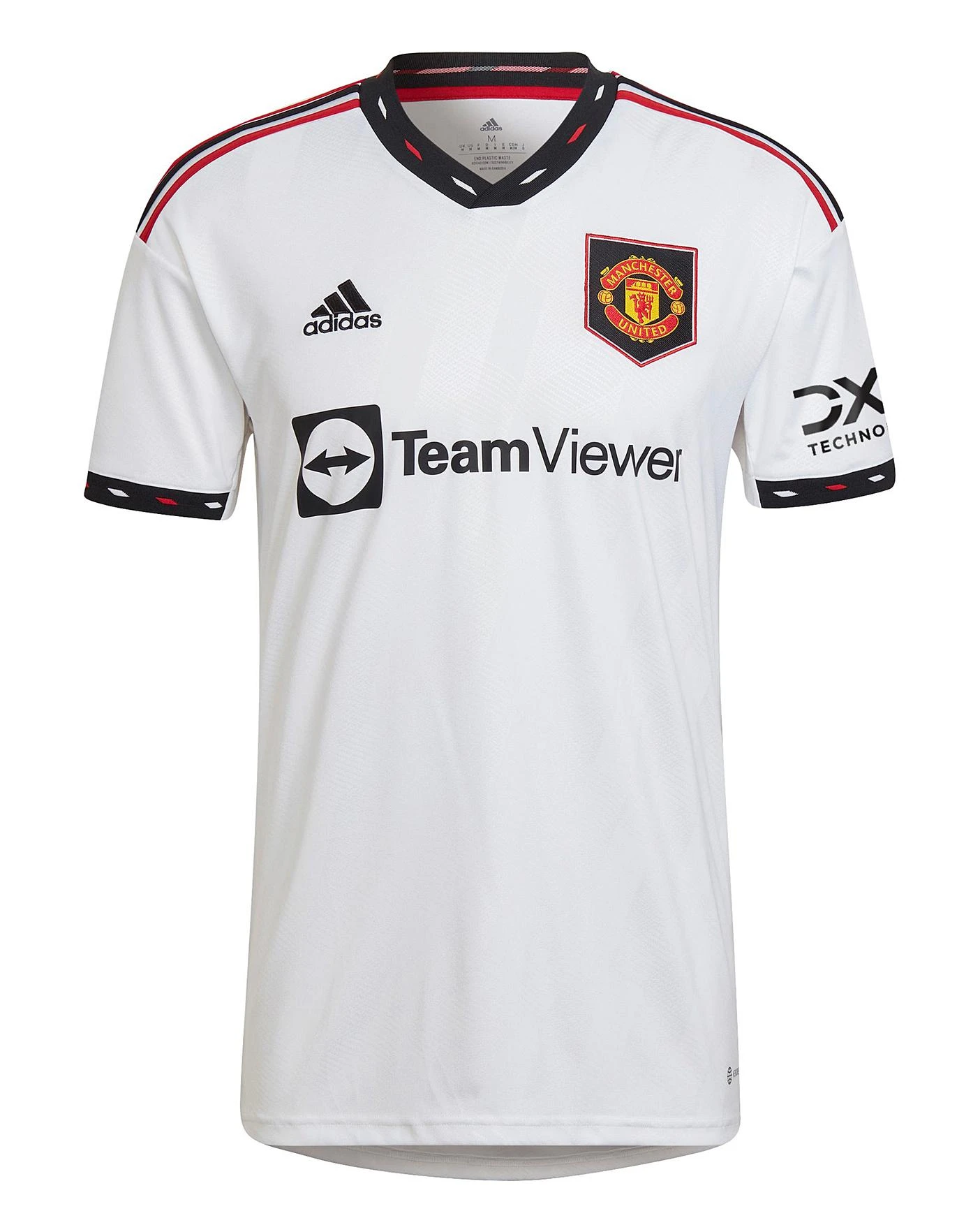 Adidas Manchester United FC 2022/23 Short Sleeve Away Jersey| White 6 Adidas Manchester United FC 2022/23 Short Sleeve Away Jersey| White - Image 6