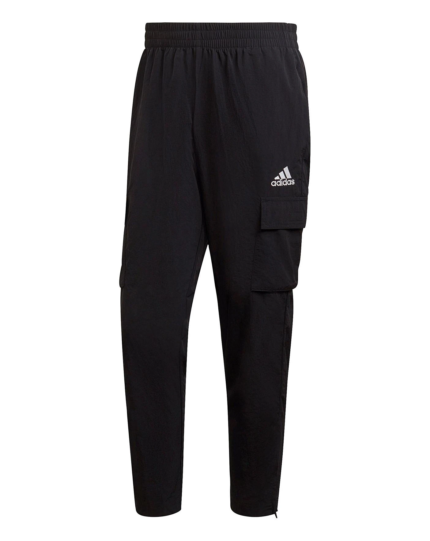 Adidas M Slim Cuffed 7/8 Trackpant| Black 2 Adidas M Slim Cuffed 7/8 Trackpant| Black - Image 2