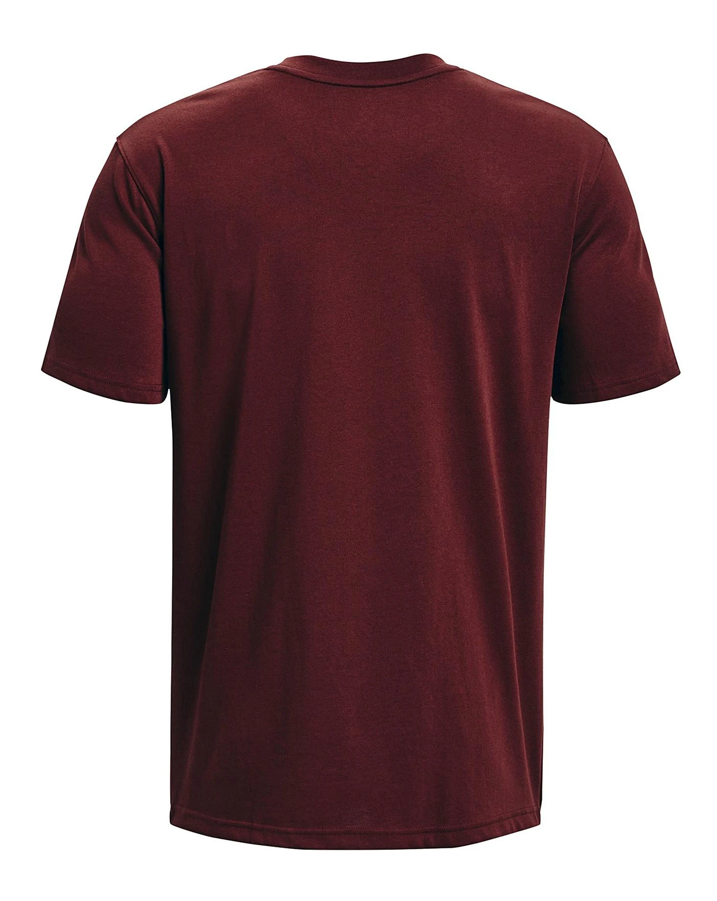 Under Armour Logo EMB Heavy Weight SS T-Shirt| Red 3 Under Armour Logo EMB Heavy Weight SS T-Shirt| Red - Image 3