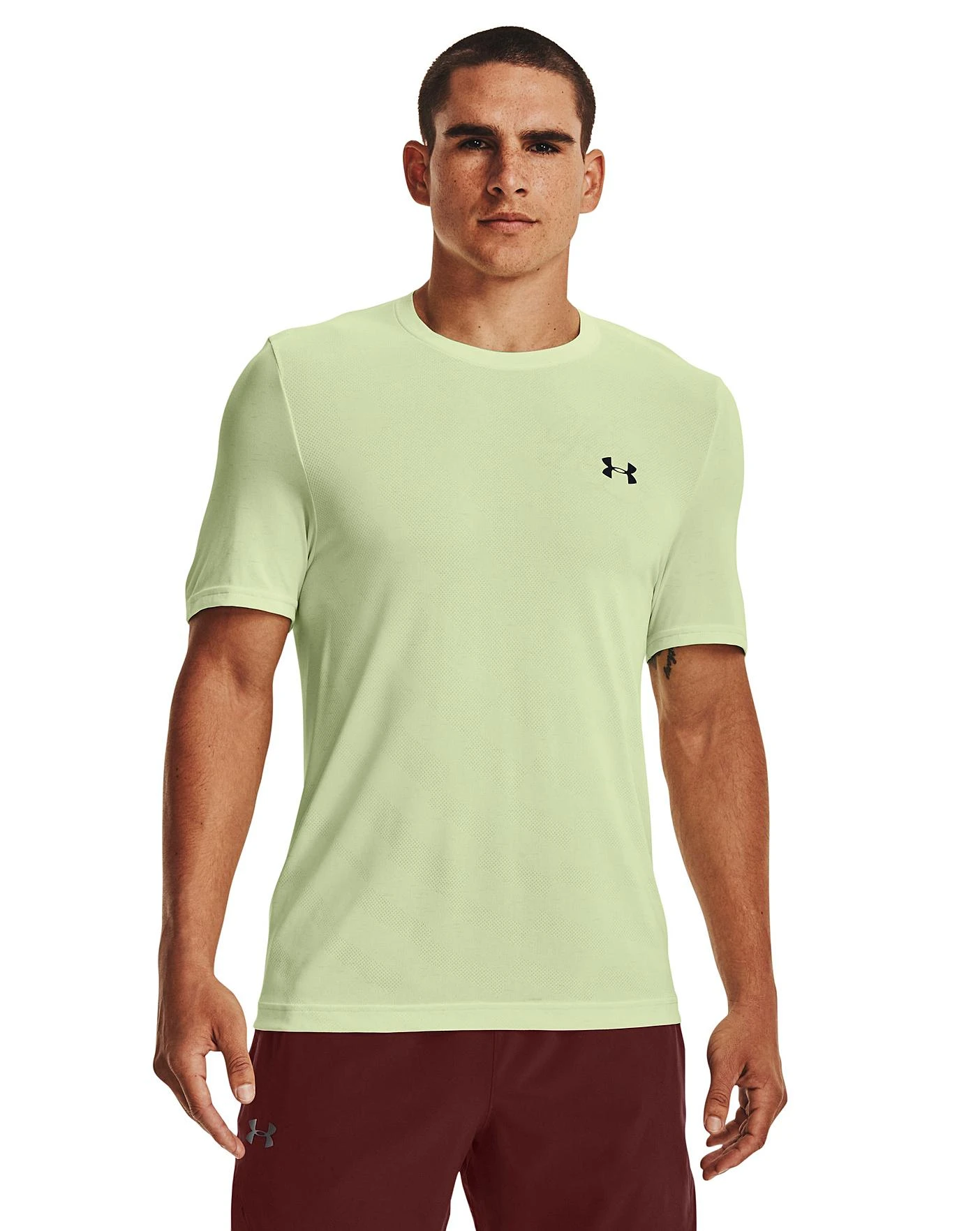 Under Armour Seamless Radial SS T-Shirt| Green 1 Under Armour Seamless Radial SS T-Shirt| Green