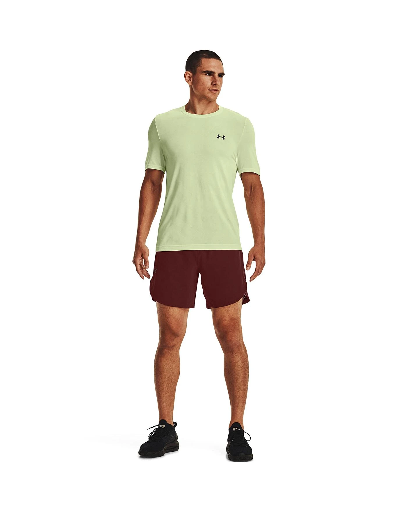 Under Armour Seamless Radial SS T-Shirt| Green 4 Under Armour Seamless Radial SS T-Shirt| Green - Image 4