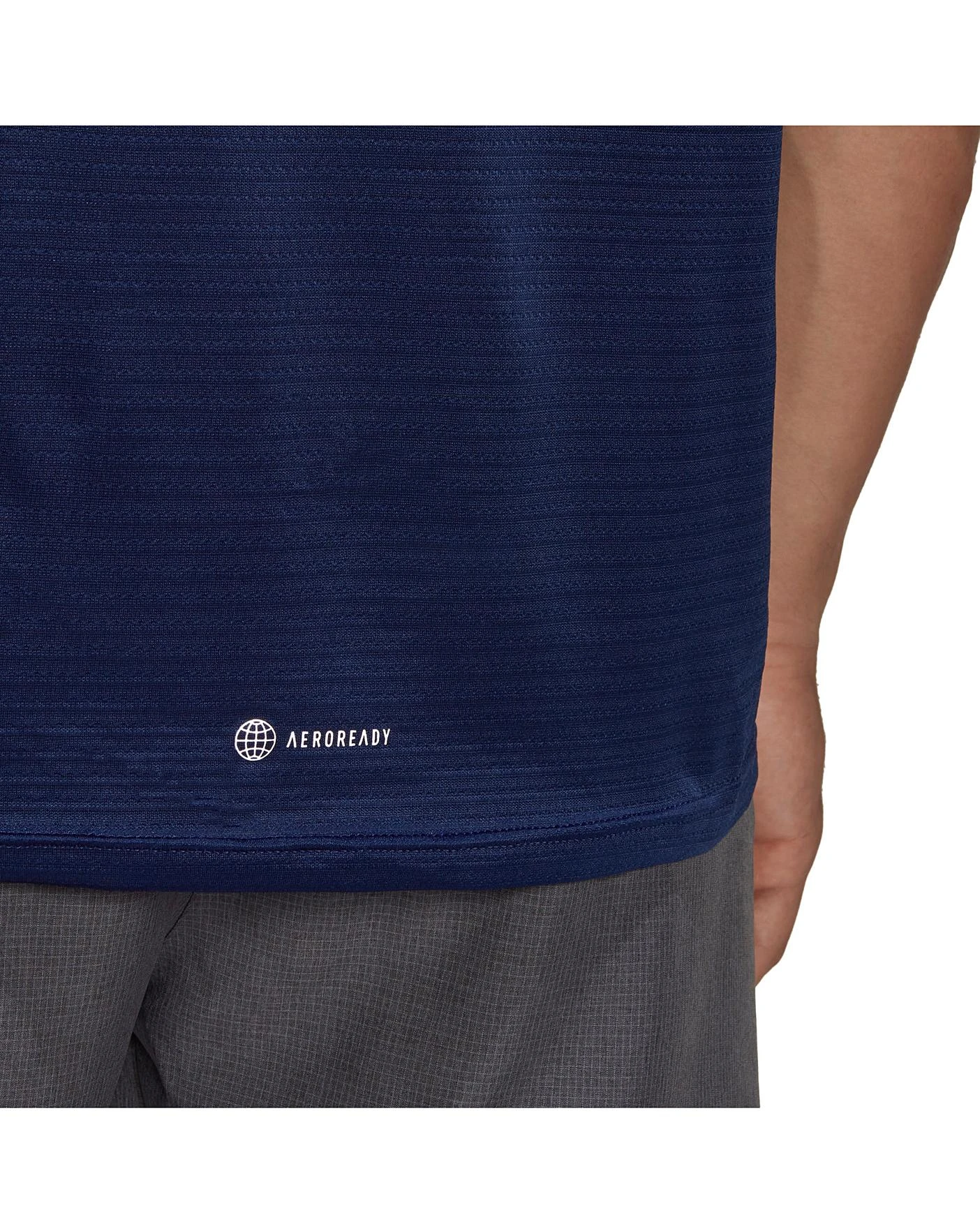 Adidas On The Run T-Shirt| Navy 3 Adidas On The Run T-Shirt| Navy - Image 3