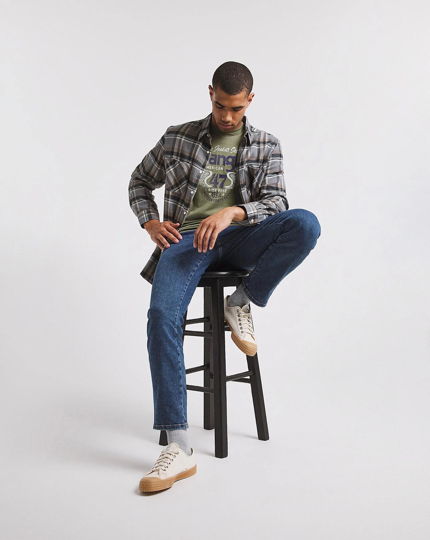 Wrangler Texas Slim Jean| Stonewash 3 Wrangler Texas Slim Jean| Stonewash - Image 3