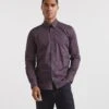 Ben Sherman Micro Geo Print Shirt| Red