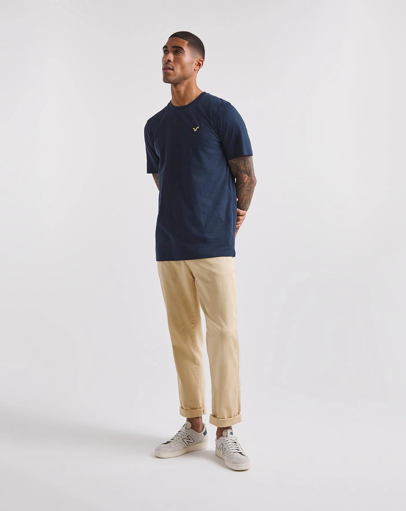 Voi Storm T-Shirt Long| Navy 1 Voi Storm T-Shirt Long| Navy