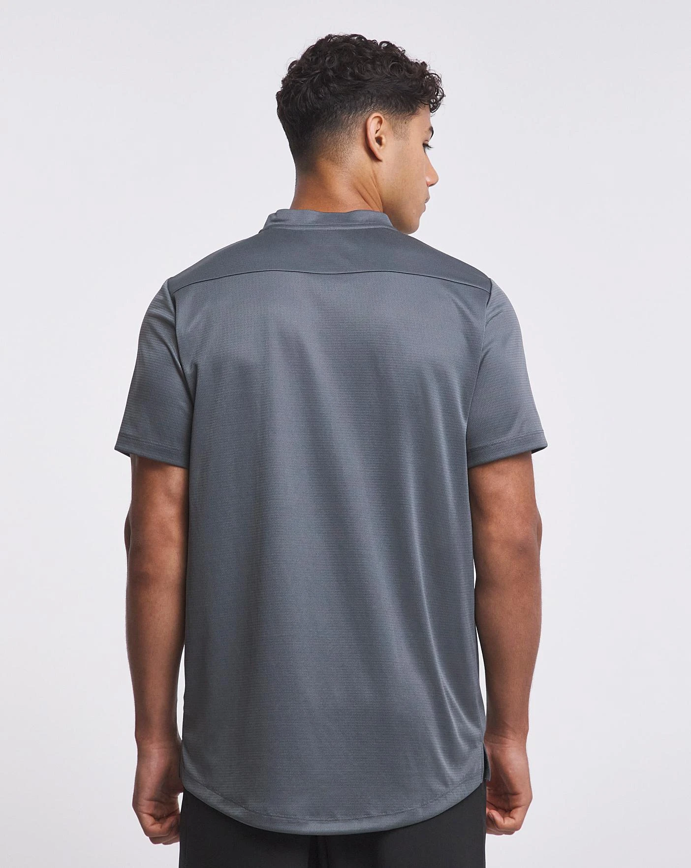 Jacamo Active Golf Polo Shirt| Grey 2 Jacamo Active Golf Polo Shirt| Grey - Image 2