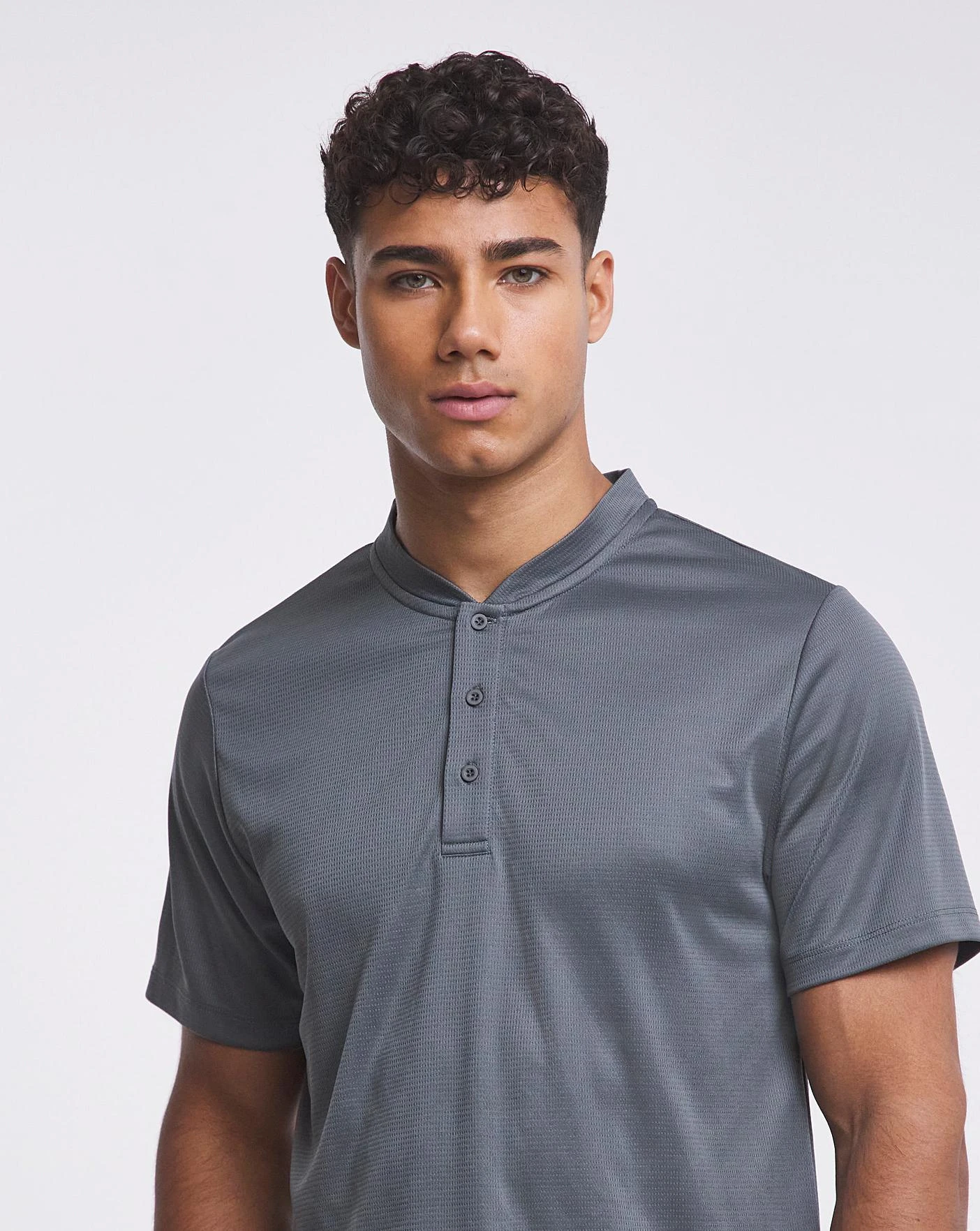 Jacamo Active Golf Polo Shirt| Grey 4 Jacamo Active Golf Polo Shirt| Grey - Image 4