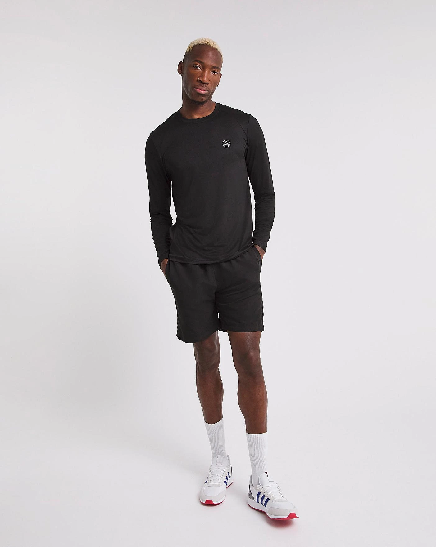 Jacamo Active Long Sleeve Training Top| Black 1 Jacamo Active Long Sleeve Training Top| Black