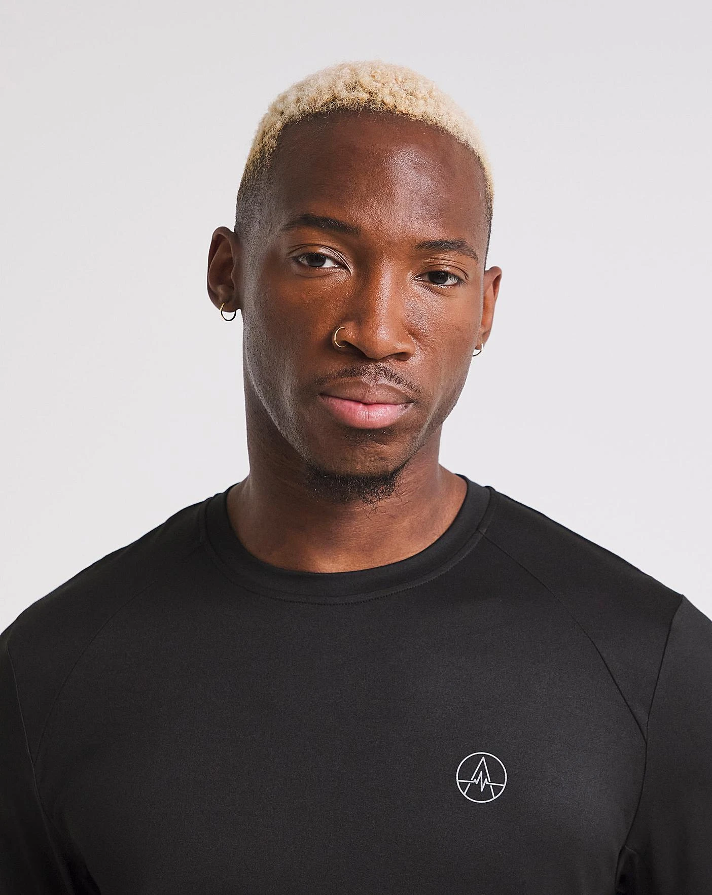 Jacamo Active Long Sleeve Training Top| Black 2 Jacamo Active Long Sleeve Training Top| Black - Image 2