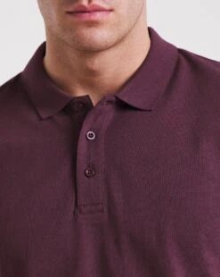 Long Sleeve Pique Polo Reg| Wine -Wear Lusty Sales Store x08hi558733w