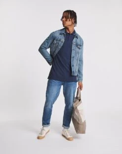 Pique Tipped Polo Reg| Navy -Wear Lusty Sales Store x08mo785706w