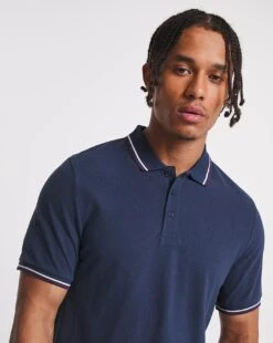 Pique Tipped Polo Reg| Navy -Wear Lusty Sales Store x08mo785707w