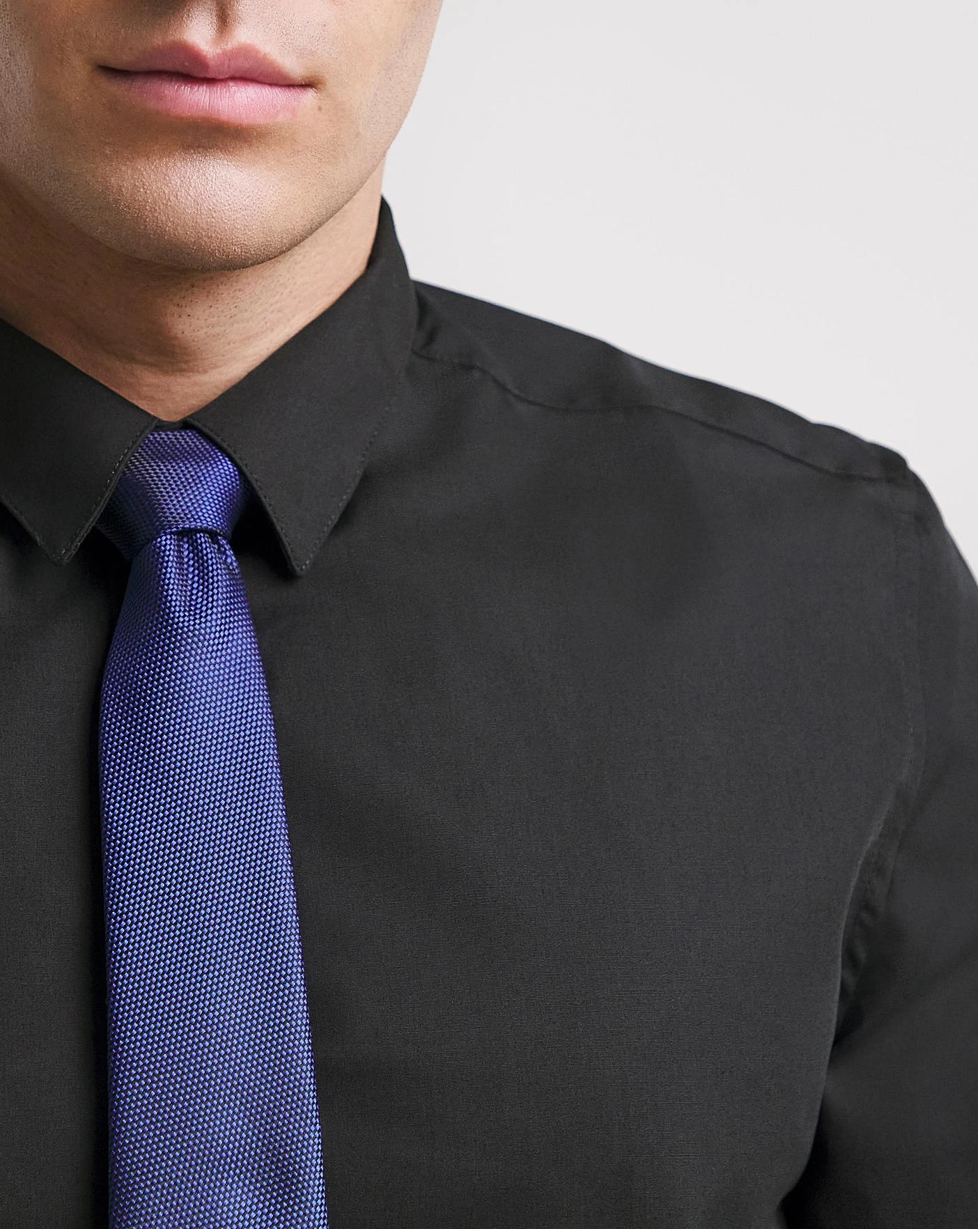 Black Long Sleeve Formal Shirt Long| Black 4 Black Long Sleeve Formal Shirt Long| Black - Image 4