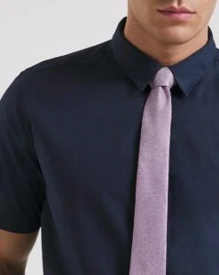 Navy Short Sleeve Formal Shirt Long| Navy -Wear Lusty Sales Store x08mw644737w