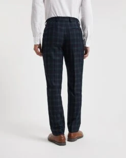 Tonal Tartan Check Suit Trousers| Green -Wear Lusty Sales Store x08pn145502w