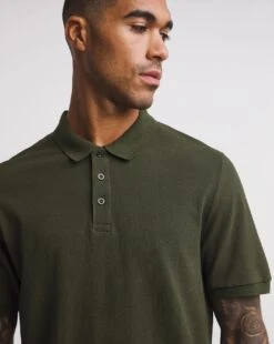 Pique Polo Long| Dark Khaki -Wear Lusty Sales Store x08sw236706w