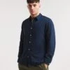 Long Sleeve Twill Shirt| Navy
