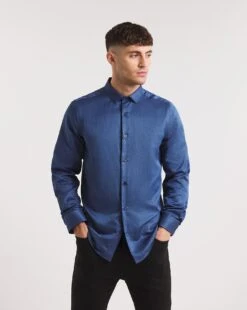 Plain Party Shirt| Blue -Wear Lusty Sales Store x08vm361737w