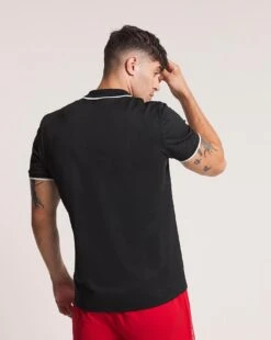 Okami Focus Zip Neck Golf Polo Shirt| Black -Wear Lusty Sales Store x08vp817746w