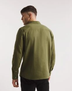 Long Sleeve Twill Shirt| Khaki -Wear Lusty Sales Store x08vv997738w