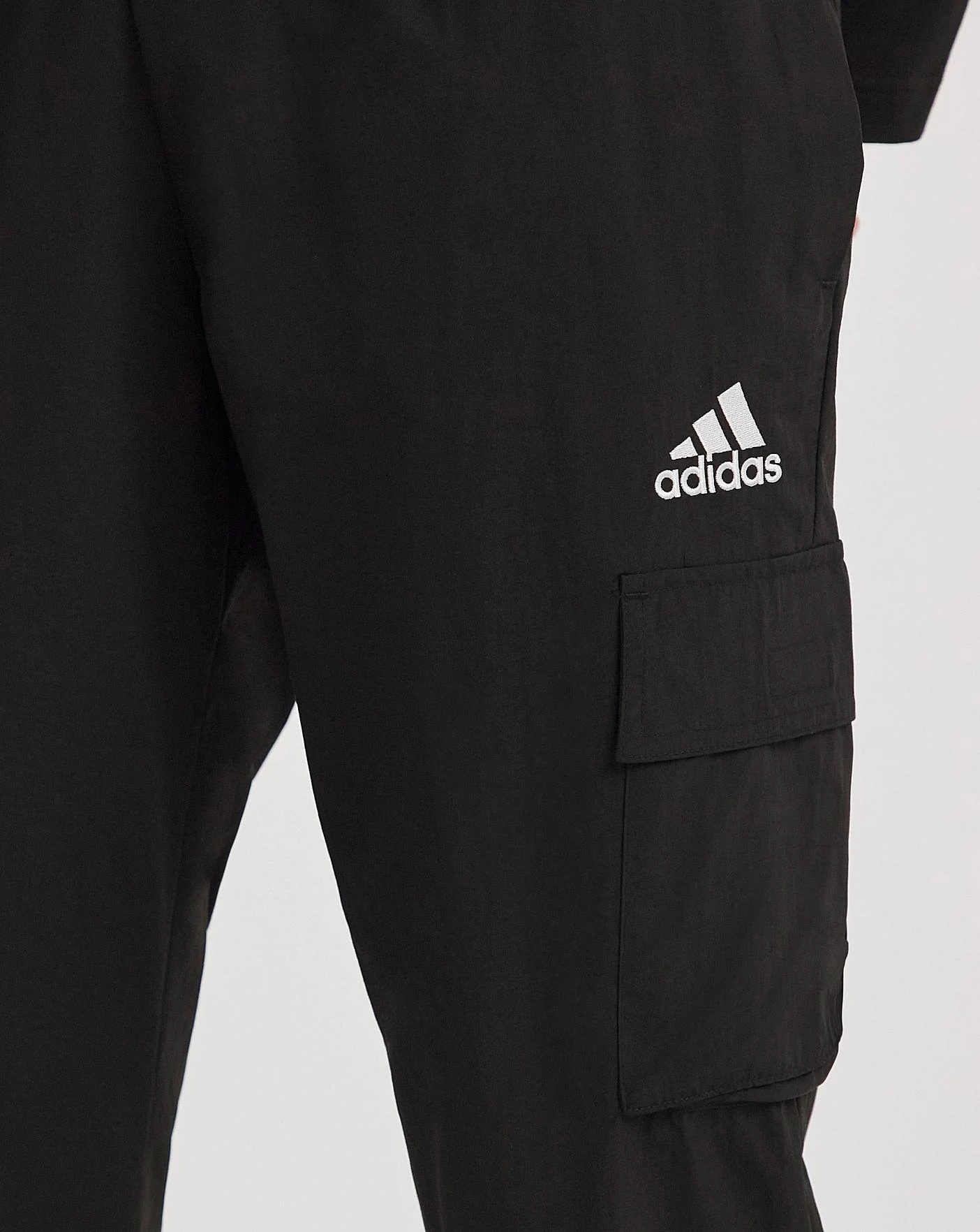 Adidas M Slim Cuffed 7/8 Trackpant| Black 3 Adidas M Slim Cuffed 7/8 Trackpant| Black - Image 3