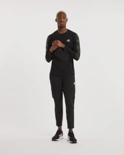 Adidas M Slim Cuffed 7/8 Trackpant| Black