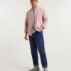Long Sleeve Oxford Shirt| Pink