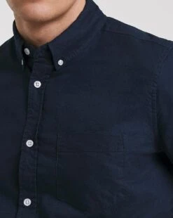 Short Sleeve Oxford Shirt| Navy -Wear Lusty Sales Store x08wv295737w