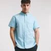 Short Sleeve Oxford Shirt| Sky