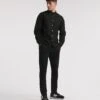 Long Sleeve Oxford Shirt| Black