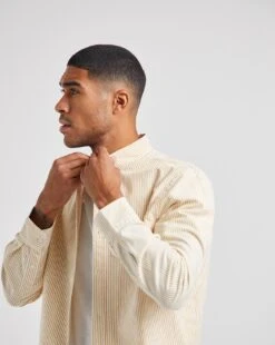 Long Sleeve Stripe Oxford Shirt| Mustard -Wear Lusty Sales Store x08wv997707w