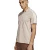 Adidas 3-Stripes Polo Shirt| Taupe/White