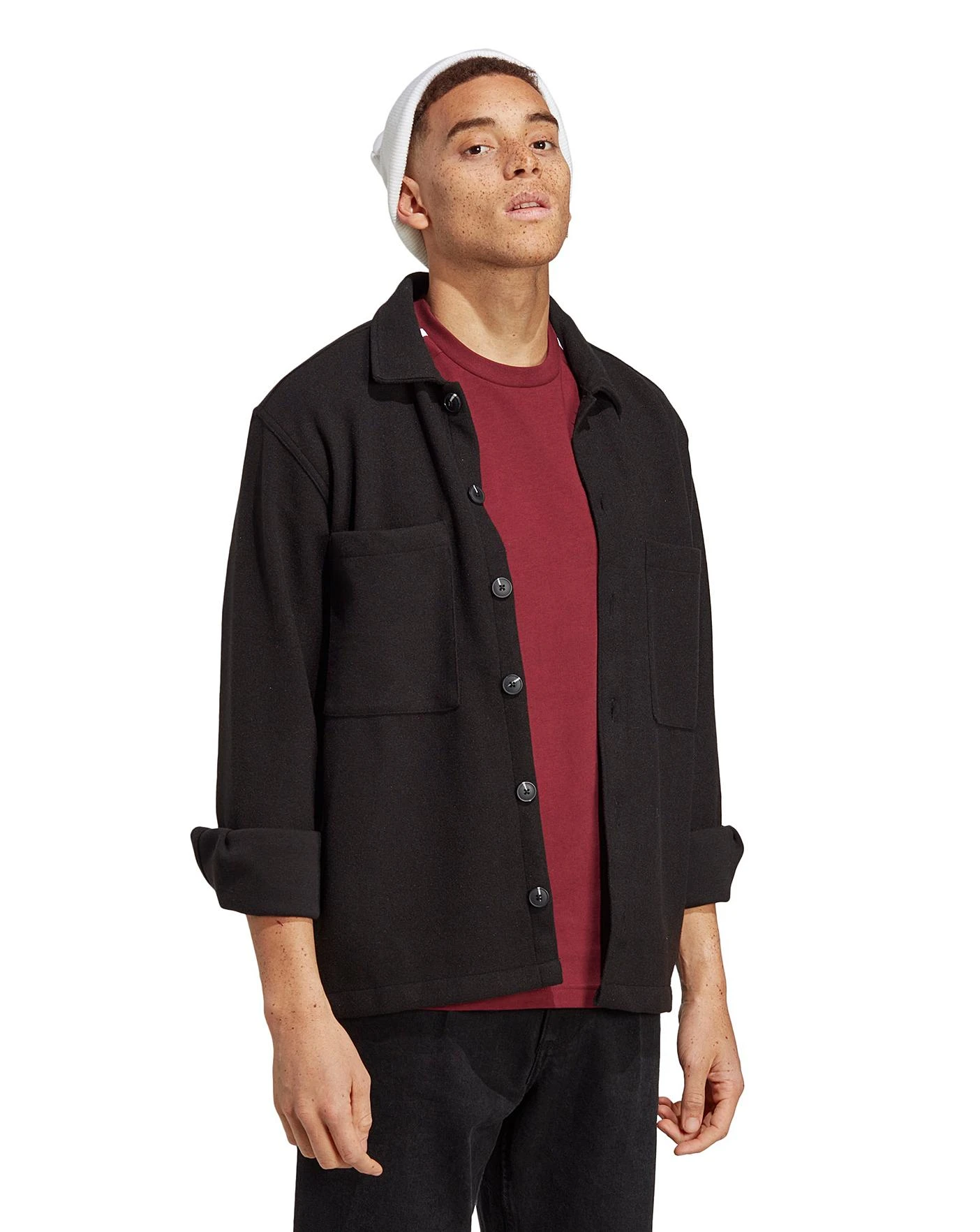 Adidas Essentials 3-Stripes T-Shirt| Red/White 7 Adidas Essentials 3-Stripes T-Shirt| Red/White - Image 7