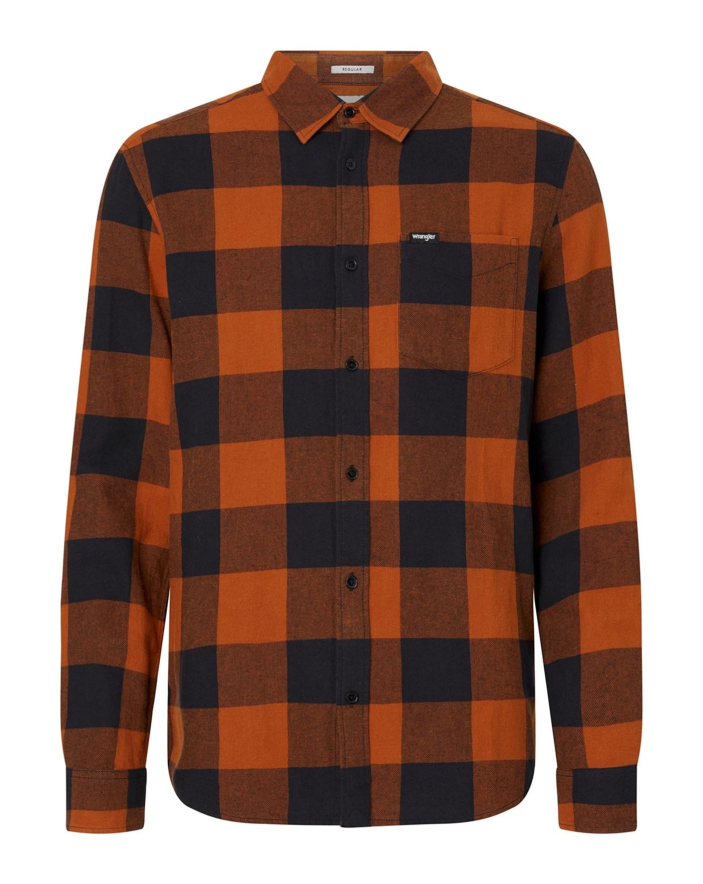 Wrangler 1 Pocket Long Sleeve Shirt| Nutmeg Brown 3 Wrangler 1 Pocket Long Sleeve Shirt| Nutmeg Brown - Image 3
