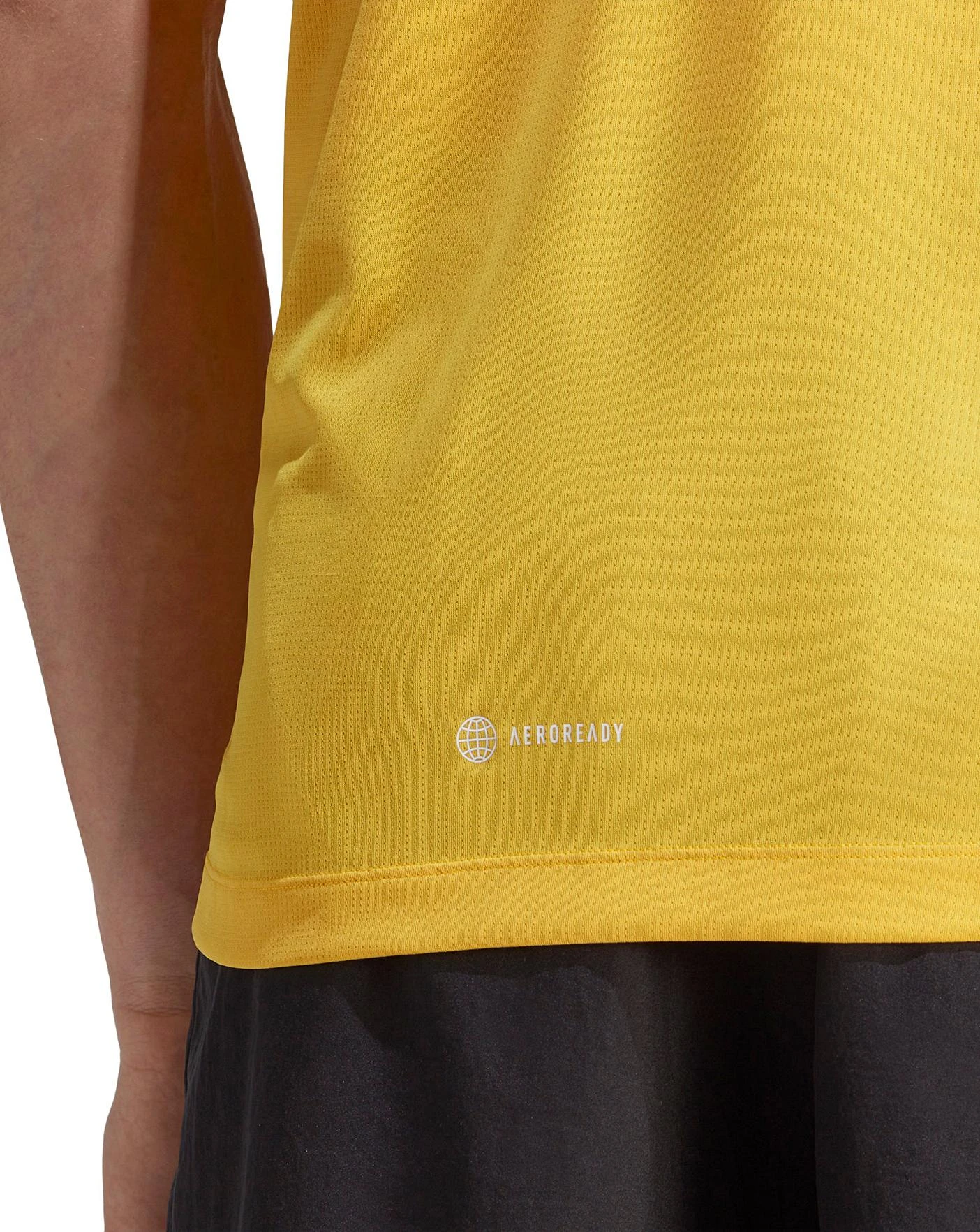 Adidas Train Icons Training T-Shirt| Gold 6 Adidas Train Icons Training T-Shirt| Gold - Image 6