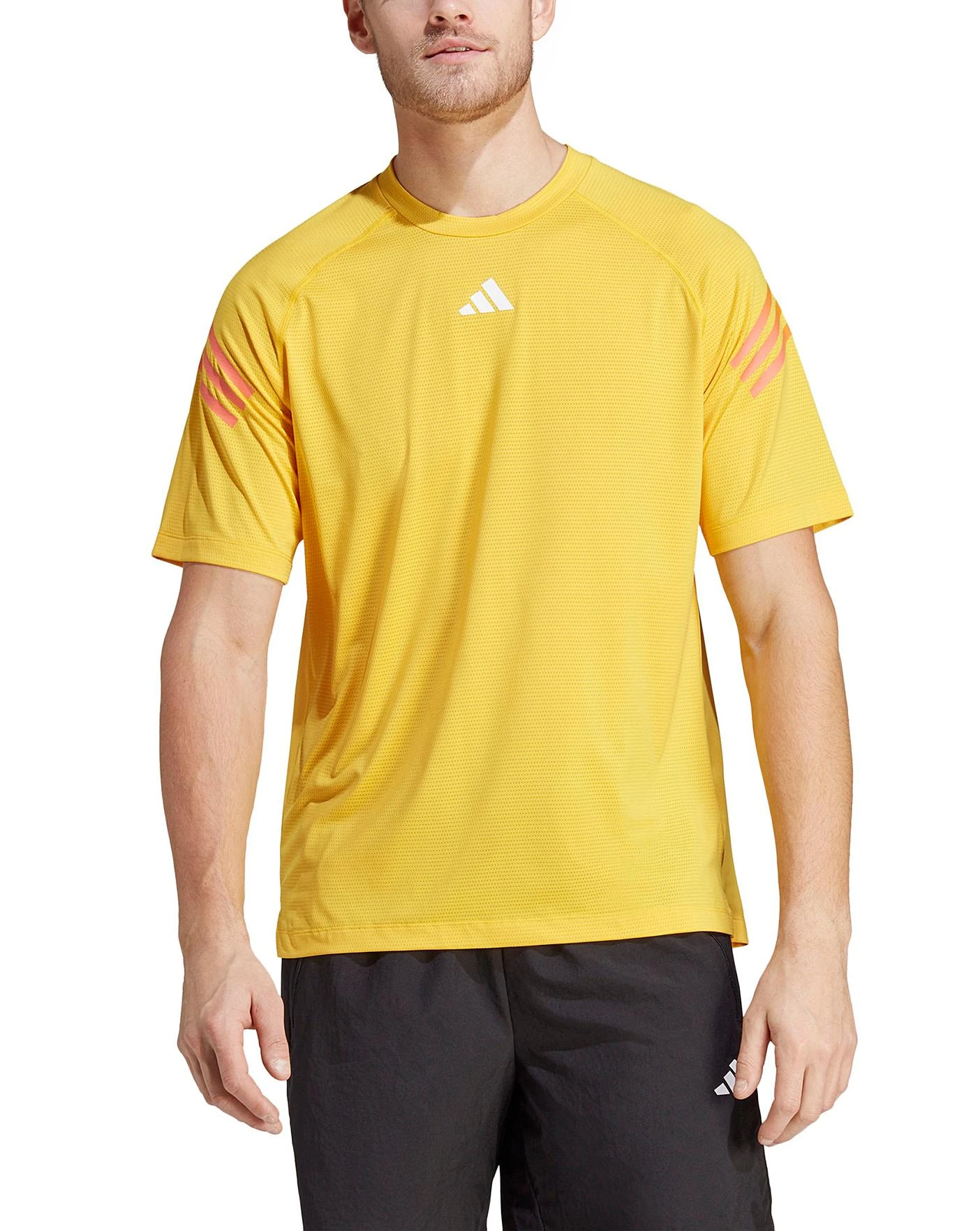 Adidas Train Icons Training T-Shirt| Gold 4 Adidas Train Icons Training T-Shirt| Gold - Image 4