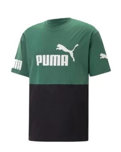 PUMA Power Colourblock Tee| Green 11 PUMA Power Colourblock Tee| Green -Wear Lusty Sales Store y01gp289503s