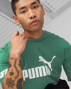 PUMA Power Colourblock Tee| Green 9 PUMA Power Colourblock Tee| Green -Wear Lusty Sales Store y01gp289505s