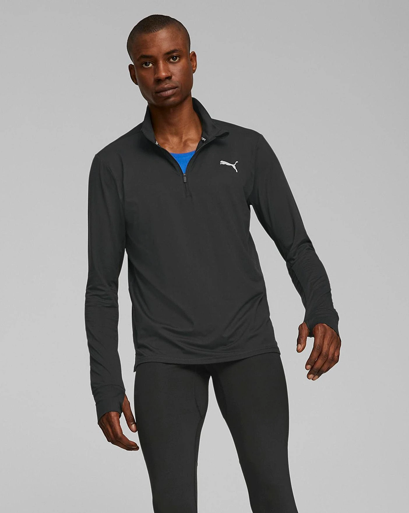 Puma Run Favourite T-Shirt| Black 1 Puma Run Favourite T-Shirt| Black