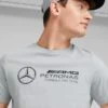 PUMA Mercedes F1 Logo T Shirt| Silver