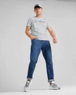 PUMA Mercedes F1 Logo T Shirt| Silver -Wear Lusty Sales Store y01gp322502s