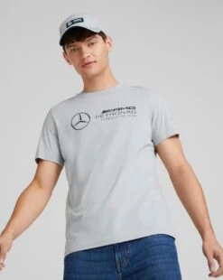 PUMA Mercedes F1 Logo T Shirt| Silver -Wear Lusty Sales Store y01gp322504s
