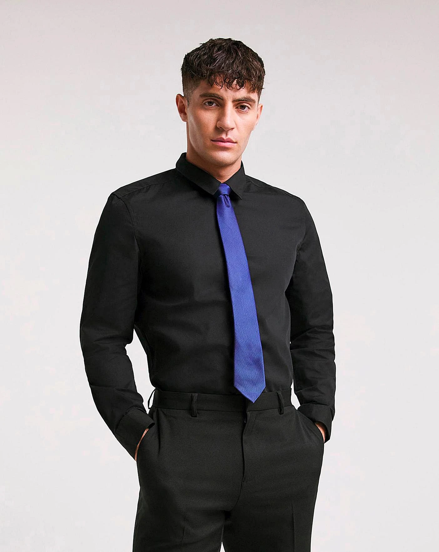 Black Long Sleeve Formal Shirt Reg| Black 1 Black Long Sleeve Formal Shirt Reg| Black
